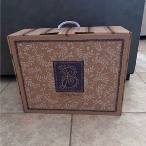 Brighton Brown and Purple Patterned Box